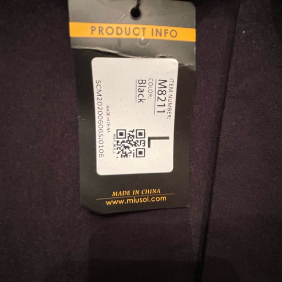 Miusol High Neck A-Line Dress, for Funeral,  Large - Picture 7 of 9